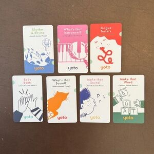 Phonics Yoto Cards Set of 7